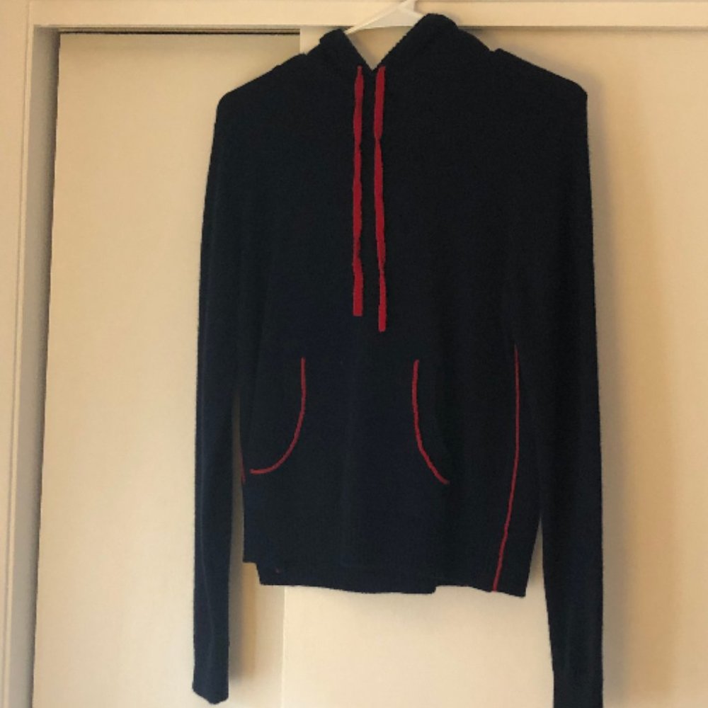 1901 Navy Hooded Sweater